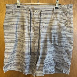 Hybrid Striped Swim Shorts